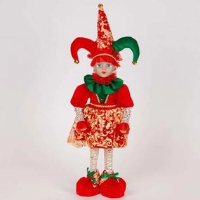 Χριστουγεννιάτικη Διακοσμητική Φιγούρα Αρλεκίνου 600-47274 53cm Multi