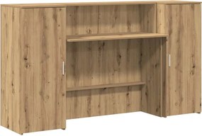 vidaXL Γραφείο υποδοχής 180x50x103,5 εκ. Επεξεργασμένο Ξύλο