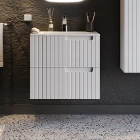 Πάγκος ENZA Λευκό MDF 18mm Λάκα 60 S3BENZA060WH 61x46.5x52cm S3BENZA060WH