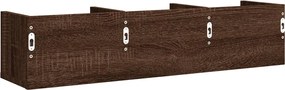 vidaXL Ντουλάπι Τοίχου Καφέ Δρυς 75x18x16,5 εκ. Επεξεργασμένο Ξύλο