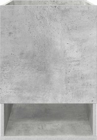 vidaXL End Table 2 pcs Σκυρόδεμα Γκρι 40 x 40 x 56 εκ.