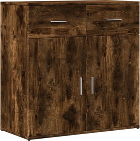 vidaXL Βοηθητικό Ντουλάπι Καπνιστή Δρυς 79x38x80εκ. Επεξεργασμένο Ξύλο
