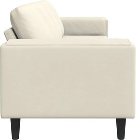 vidaXL Καναπές σαλονιού Κρεμ 250 x 77 x 76 εκ.