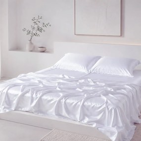 Σεντόνια King Size (Σετ) Silk Fashion Bamboo White