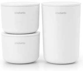 Brabantia 1004129 Σετ αποθήκευσης ReNew White 3τμχ