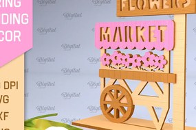 Intra απο ξύλο plywood 3mm-4mm πάχος τρισδιάστατη όρθια διακόσμηση με ελατήριο Δίασταση 30x20 cm INTRAFABR-93645200