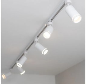 Σποτ Ράγας Μονοφασικό 1xGU10 Ring Tracer TK Lighting-6898-Λευκό 6898