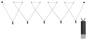 Φωτιστικό Οροφής YL22P5BK 5ΧG9 5x D3,6XH13 Black Aca Decor Aluminium
