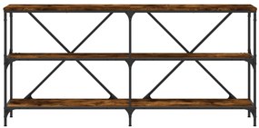 vidaXL Τραπέζι Κονσόλα Sonoma Δρυς 160x30x75 εκ. Επεξ. Ξύλο/Σίδηρος