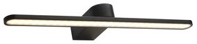 Φωτιστικό Τοίχου - Απλίκα Led PN11LEDW50BK 16W 3000K 1040lm IP44 50Χ12Χ4 Black Aca Decor Metal