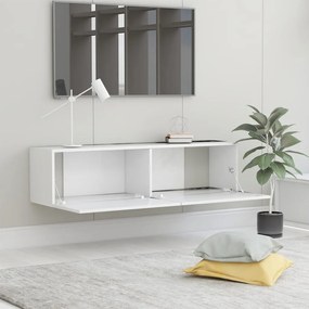 vidaXL Έπιπλο Τηλεόρασης Λευκό 120 x 30 x 30 εκ. από από Επεξ. Ξύλο