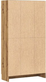 vidaXL Βιβλιοθήκη Artisan Δρυς 82,5x30,5x150 εκ. Επεξεργασμένο Ξύλο