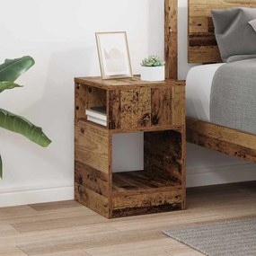 vidaXL End Table Παλιό ξύλο 30,5 x 30 x 45 εκ Επεξεργασμένο ξύλο