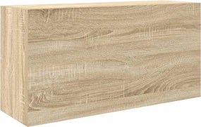vidaXL Ντουλάπι τοίχου μπάνιου Sonoma Oak 80x25x40 cm