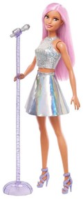 Κούκλα Barbie: You Can Be Anything - Pop Star Doll JCW42 Multi Mattel