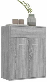 vidaXL Ντουλάπι Γκρι Sonoma 60x30x75 εκ. από Επεξεργασμένο Ξύλο