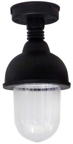 Φωτιστικό Οροφής - Πλαφονιέρα 11-0300 SLP-950CE E/27 Led Φ12x25,5cm Black Heronia