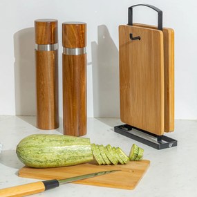 Ξύλα Κοπής Σε Σταντ (Σετ 5τμχ) Estia Bamboo Essentials 01-20804