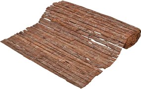 vidaXL Φράχτης από φλοιό δέντρου Καφέ 100 x 600 cm Φλοιός