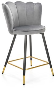 H106 bar stool, color: grey DIOMMI V-CH-H/106-POPIELATY DIOMMI-60-20775