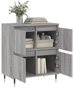 vidaXL Ντουλάπι Γκρι Sonoma 60x35x70 εκ. από Επεξεργασμένο Ξύλο