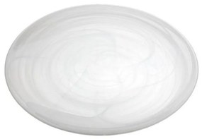 Πιάτο Atlas Στρογγυλό Ρηχό Hor1316K6 Φ27,5cm White Espiel Glass