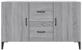 vidaXL Μπουφές Γκρι Sonoma 100 x 36 x 60 εκ. από Επεξεργασμένο Ξύλο