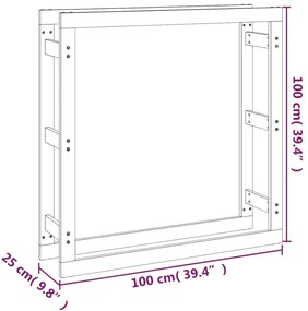 ΣΧΑΡΑ ΚΑΥΣΟΞΥΛΩΝ ΓΚΡΙ 100X25X100 ΕΚ. ΑΠΟ ΜΑΣΙΦ ΞΥΛΟ ΠΕΥΚΟΥ 822424