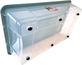 Kουτί αποθήκευσης 50 λίτρο με ρόδες Υ19,4x75,8x45,8εκ.