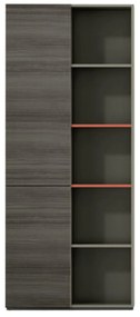 Professional Office Library Lux Series Mocha &amp; Ash color 80x40x190