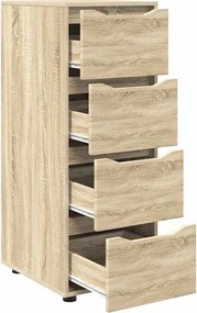 vidaXL Ντουλάπι αποθήκευσης Δρύς Sonoma 40 x 48 x 105 εκ