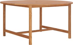vidaXL Τραπέζι Κήπου 150 x 76 εκ. από Μασίφ Ξύλο Teak