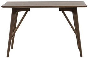 Τραπέζι Dallas 3874, Σκούρο καφέ, 75x80x120cm, Ινοσανίδες μέσης πυκνότητας, Ξύλο, Ξύλο: Καουτσούκ | Epipla1.gr