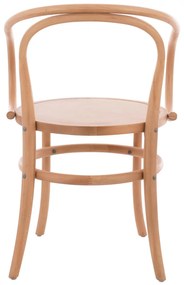 Καρέκλα-Πολυθρόνα JANELLE Ξύλινη Οξιά Φυσικό 56x52x82Υεκ. 56x52x82 εκ.