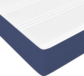 vidaXL Στρώμα με Pocket Springs Μέτριο 120 x 190 cm Μπλε