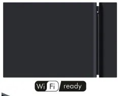 Radialight Kyoto 7 Anthracite Ψηφιακός Θερμοπομπός Διπλής Λειτουργίας