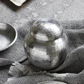Βάζο Με Καπάκι Galior 203820160 Silver House Doctor Aluminium
