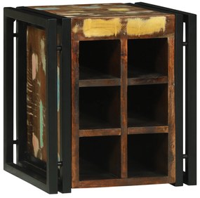 vidaXL Ράφι κρασιού 34.5x35x39 εκ. Ανακυκλωμένο ξύλο