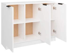 vidaXL Συρταριέρα Λευκή 90,5 x 30 x 70 εκ. από Επεξεργασμένο Ξύλο