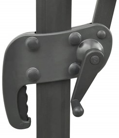 vidaXL Ομπρέλα Κήπου με Διπλή Κορυφή, Ανθρακί 400x300 εκ.