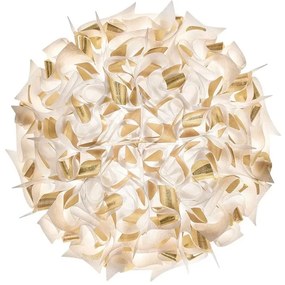 Πλαφονιέρα Veli Aurea Large 3x12W E27 Led 78x20cm White-Gold Slamp