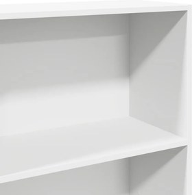 vidaXL Βιβλιοθήκη Λευκή 60x30x189 εκ. από Επεξεργασμένο Ξύλο