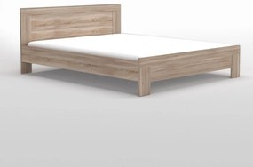 Κρεβάτι Solo Διπλό Με Τάβλες Sonoma 160x200cm - SOLO160