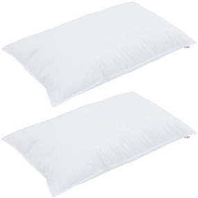 vidaXL Χειμερινό Παπλωματοθήκη 3 pcs Λευκό 200 x 220 cm Μικροΐνες