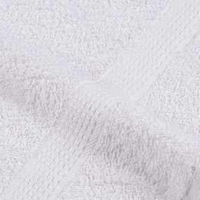 vidaXL Πετσέτες Μπάνιου FROGN 10 τεμ. Λευκό 100x150 εκ. 360 γρ./μ²