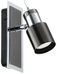 Φωτιστικό σποτ μονό LED DAVIDA 1 ατσάλινο μαύρο νίκελ Eglo-30832-Μαύρο 30832