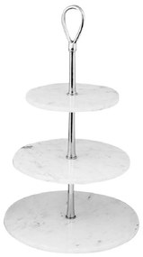 Ορντεβιέρα 3 Θέσεων GET402 41-33-26x72cm White Espiel Marble