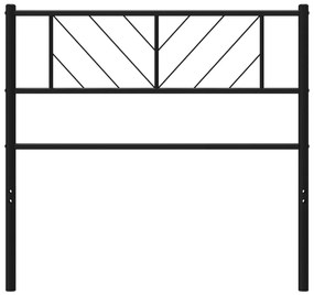vidaXL Κεφαλάρι Μαύρο 107 εκ. Μεταλλικό