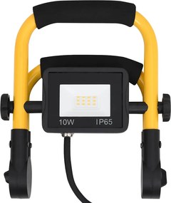 vidaXL Προβολέας LED με Λαβή Ψυχρό Λευκό 10 W