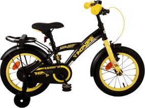 Thombike 14 Inch 22,5 cm Boys Coaster Brake Black/Yellow